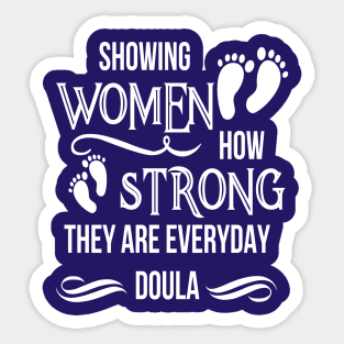 Doula Appreciation Gift for Midwife and New Baby Birth Sticker